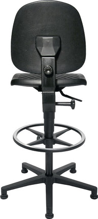 Krzesło obrotowe TOPSTAR TEC 40 Counter task ze ślizgaczami podłogowymi + pierścień na stopy ( 9000454327 )