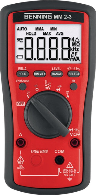 BENNING Multimeter MM 2-3 0.1 mV-1000 V AC, 0.1 mV-1000 V DC ( 4000828965 )