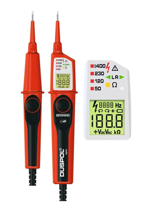 BENNING voltage/continuity tester DUSPOL(R) digital 1-1000 V AC/1-1200 V DC ( 4000828830 )