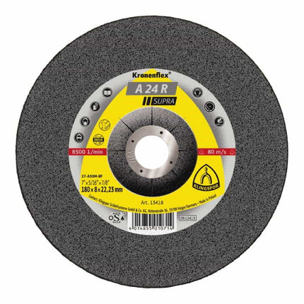 KLINGSPOR grinding disc A 24 R Supra D180xS8mm ( 4000841088 )