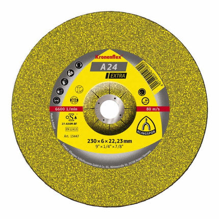 KLINGSPOR grinding disc A 24 Extra D230xS6mm ( 4000841476 )