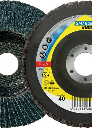 Disco lamellare KLINGSPOR SMT 926 Special Ø 115 mm granulometria 60 6° curva ( 8000352213 )