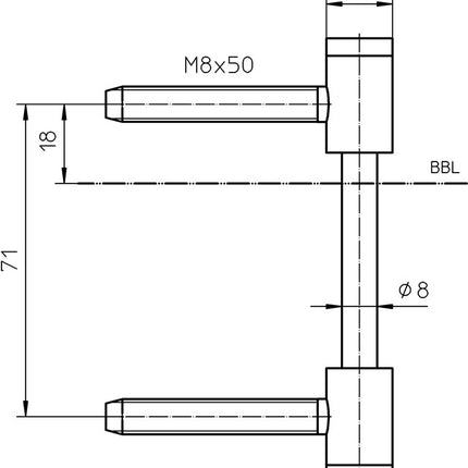 Sezione anta SIMONSWERK V 0026 WF in 3 parti ( 3000255499 )