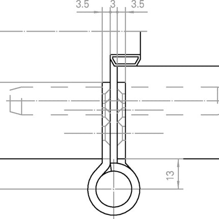 Bisagra para objetos SIMONSWERK VARIANT VN 2929/160 acero niquelado mate / F2 160 kg ( 3000255495 )
