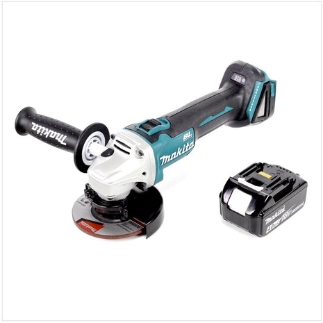 Makita DGA 456 M1 Akku Winkelschleifer 18 V 115mm Brushless + 1x Akku 4,0Ah - ohne Ladegerät - Toolbrothers