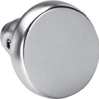 Pomello AMF parte foro porta 477L metallo chiaro F1 / argento ( 3311121008 )