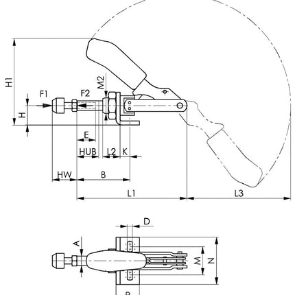 AMF Schubstangenspanner Nr. 6841 Größe 3 ( 4000833518 )