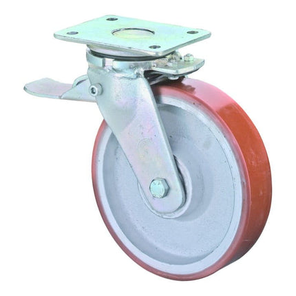 BS ROLLEN Heavy-duty swivel castor Wheel Ø 100 mm Load capacity 400 kg ( 3000275952 )