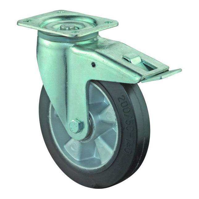 BS ROLLEN Heavy-duty swivel castor Wheel Ø 160 mm Load capacity 300 kg ( 3000275454 )