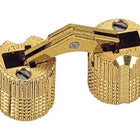 HETTICH 14 mm satin-brushed brass single-bore cylinder hinge ( 3000272092 )