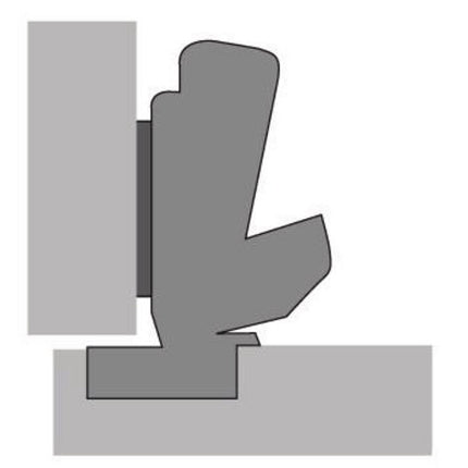 HETTICH Weitwinkelscharnier Sensys 8657i mit integrierter Dämpfung TH 54 ( 8000612701 )