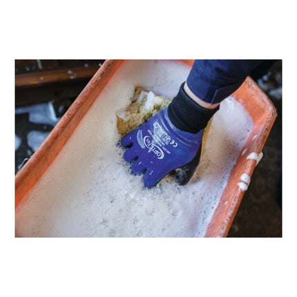 Rękawiczki OPTIFLEX zimowe Aqua Guard rozmiar 9 czarny/niebieski ( 8000140393 )