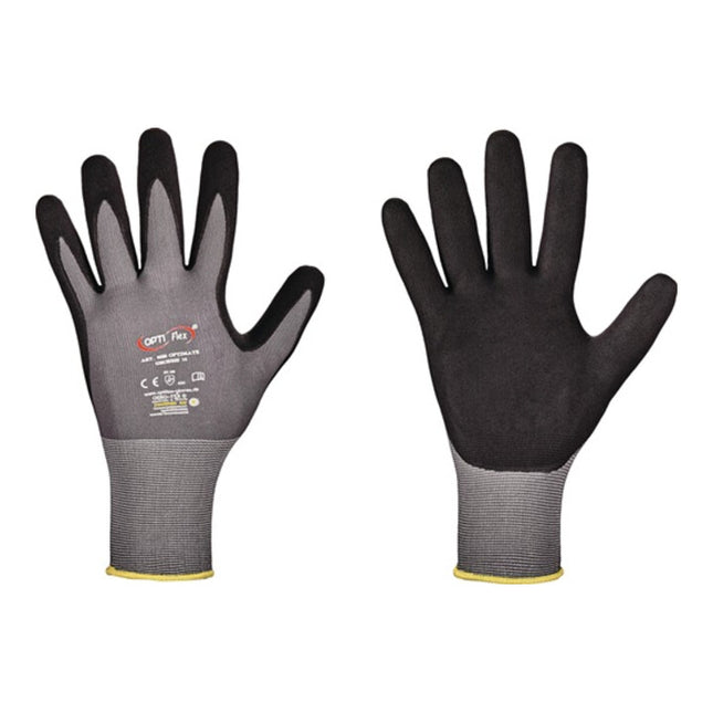 Guantes OPTIFLEX OPTIMATE talla 12 gris/negro ( 8000549490 )