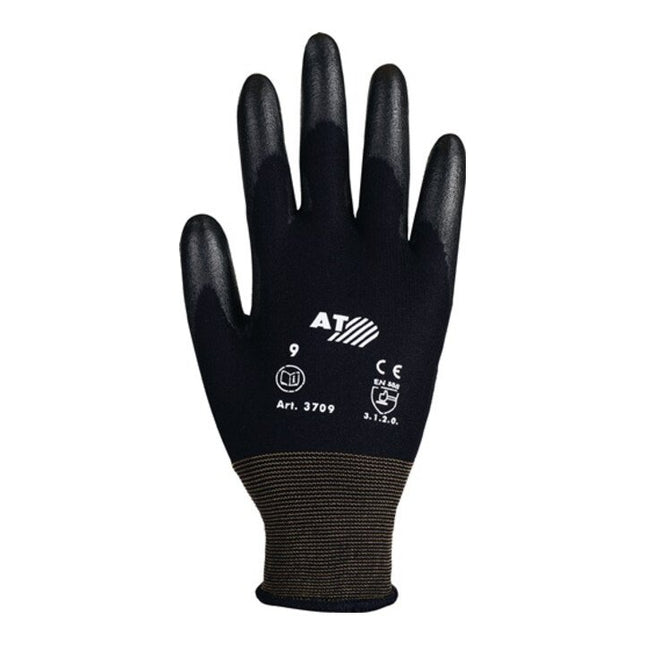Guantes ASATEX talla 9 negro ( 4000371156 )