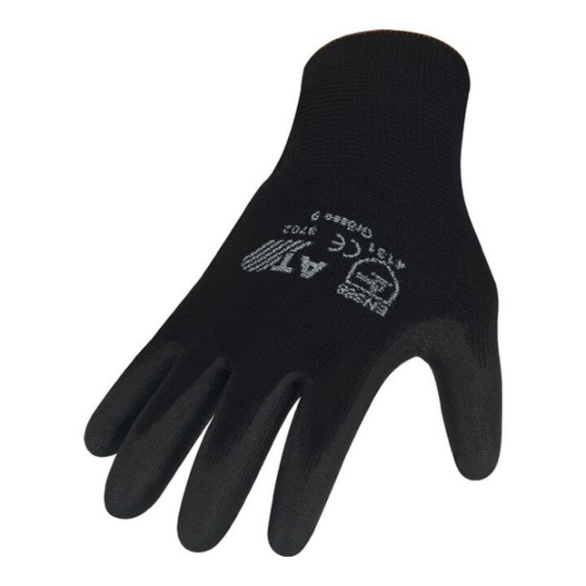 Guantes ASATEX talla 9 negro ( 4000371258 )