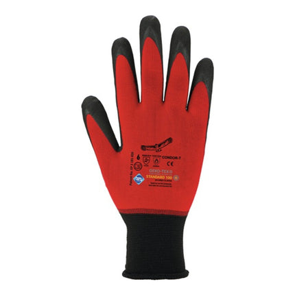 ASATEX gloves Condor size 8 red/black ( 4000371003 )