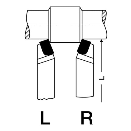 Utensile di tornitura WILKE DIN 4971 ISO1 10 x 10 mm ( 4118601052 )
