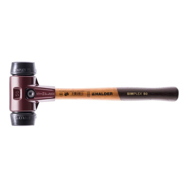 Mazo de cara blanda HALDER SIMPLEX Longitud 490 mm Cabeza Ø 80 mm ( 4000811676 )