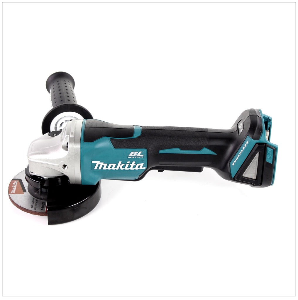 Makita DGA 455 Z Akku Winkelschleifer 18V 115mm Brushless Solo - ohne Akku, ohne Ladegerät