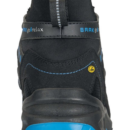 Botas de seguridad BAAK Hudson talla 45 negro/azul ( 8002360409 )