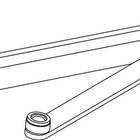 GEZE guide rail ECturn for GEZE ECturn silver ( 3000255326 )