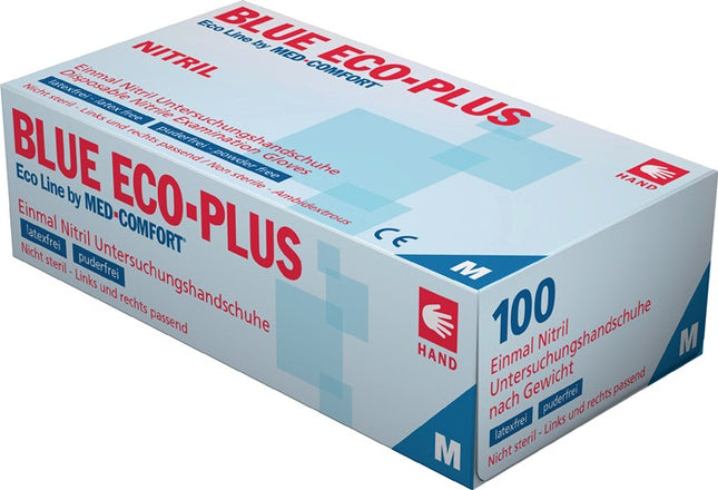 AMPRI disposable gloves Blue Eco Plus size M blue ( 4000371520 )