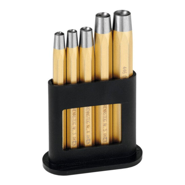 Set di teste per rivetti RENNSTEIG DIN 6435 5 pezzi Ø 2 - 6 mm ( 4000812145 )