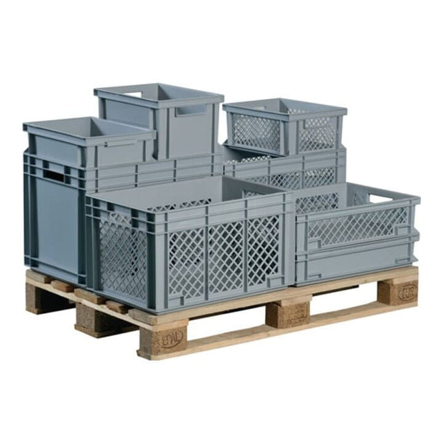 Contenedor apilable de transporte LOCKWEILER L600xA400xA420mm ( 9000447870 )