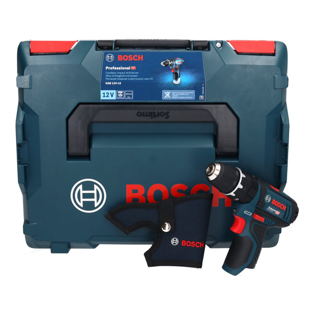 Bosch GSB 12V-15 Professional Akku Schlagbohrschrauber 12 V 30 Nm ( 06019B690E ) + L-Boxx - ohne Akku, ohne Ladegerät - Toolbrothers