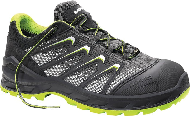 LOWA safety shoe Larrox Work GTX grey Lo size 43 grey/green ( 8000468868 )