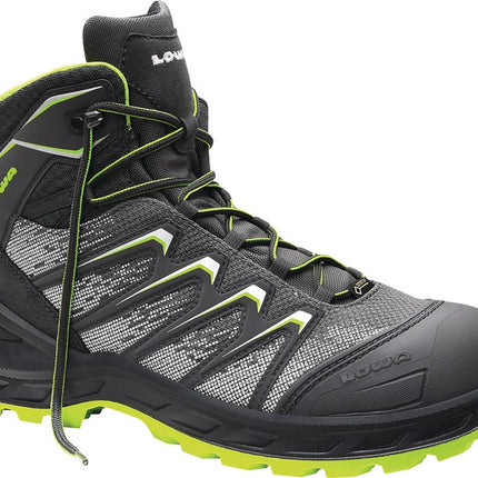 LOWA Botte de sécurité Larrox Work GTX grey Mid taille 48 gris/vert ( 8000469073 )