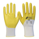 NITRAS gloves 03405 size 11 white/yellow ( 8000636648 )