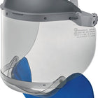 ASCHUA Schermo facciale per elettricisti GFKKH002-E PC, grigio ( 4701030130 )