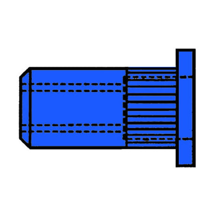 Tuerca remachable GESIPA Vástago de remache d x l 7 x 11,5 mm M5 ( 4000813528 )