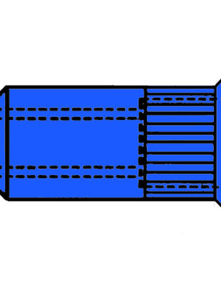 Nitonakrętka GESIPA Trzon nitu d x l 7 x 12,5 mm M5 ( 4000813566 )