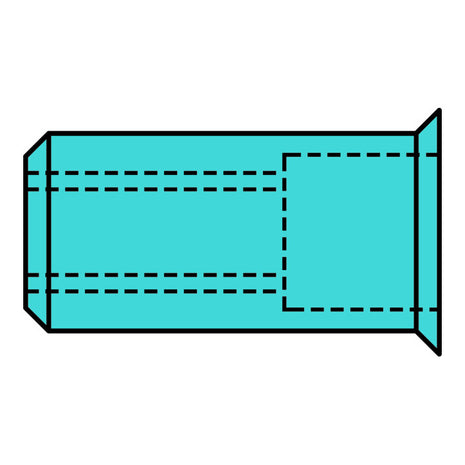 Nitonakrętka GESIPA Trzon nitu d x l 9 x 15,5 mm M6 ( 4000813798 )