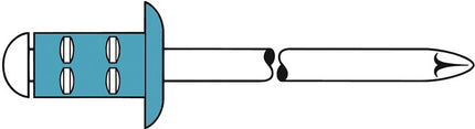 GESIPA rivetto cieco PolyGrip(R) gambo del rivetto d x l 3,2 x 8 mm ( 4000813624 )
