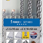 ALPEN Hammerbohrersatz Force X 5-teilig SDS-plus ( 4000864677 )