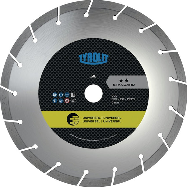 TYROLIT diamond cutting disc DCU Standard Ø 125 mm bore 22.23 mm ( 4000845043 )