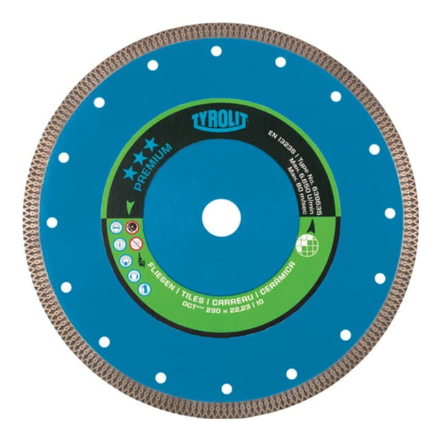 TYROLIT diamond cutting disc Premium Ø 230 mm bore 22.23 mm ( 4000845050 )