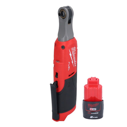 Milwaukee M12 FHIR14-201 carraca sin cable 12 V 47 Nm 1/4" sin escobillas + 1x batería recargable 2.0 Ah - sin cargador