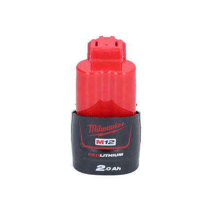 Milwaukee M12 FHIR14-201 carraca sin cable 12 V 47 Nm 1/4" sin escobillas + 1x batería recargable 2.0 Ah - sin cargador