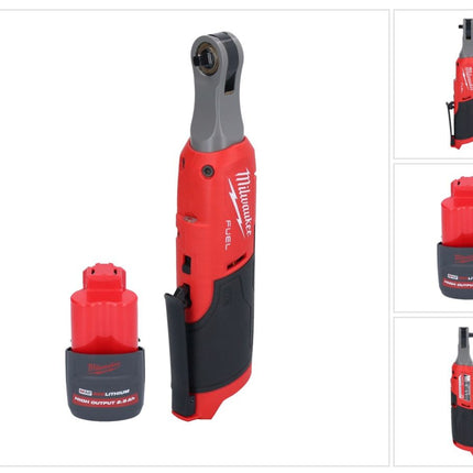 Milwaukee M12 FHIR14-251 carraca sin cable 12 V 47 Nm 1/4" sin escobillas + 1x batería recargable 2,5 Ah - sin cargador