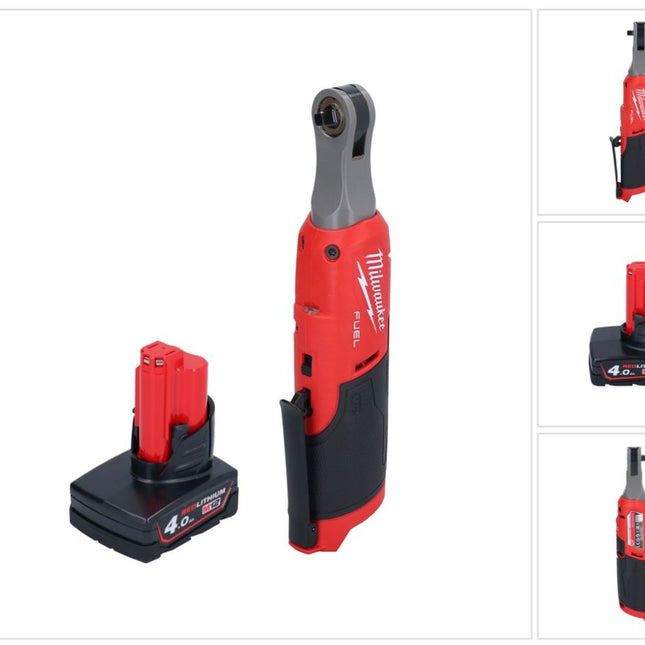 Milwaukee M12 FHIR14-401 Akku Ratsche 12 V 47 Nm 1/4" Brushless + 1x Akku 4,0 Ah - ohne Ladegerät