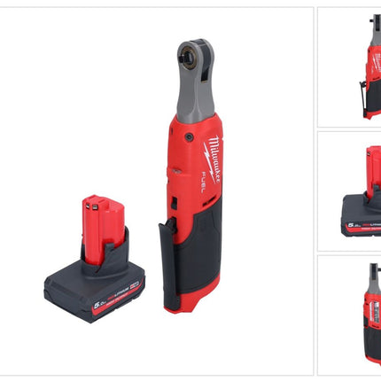Milwaukee M12 FHIR14-501 cordless ratchet 12 V 47 Nm 1/4" brushless + 1x rechargeable battery 5.0 Ah - without charger