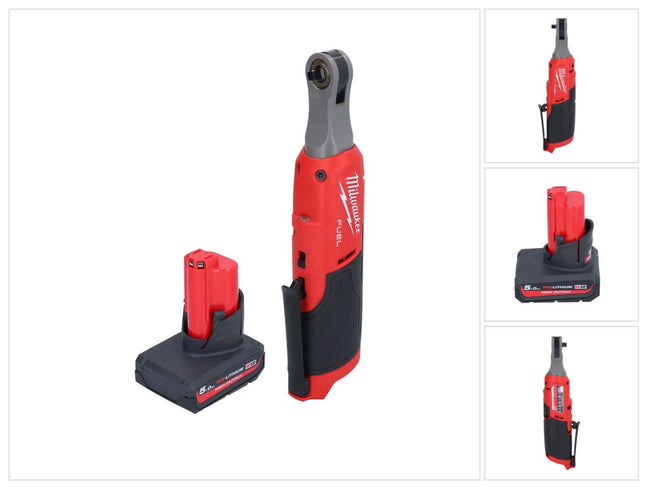 Milwaukee M12 FHIR14-501 cordless ratchet 12 V 47 Nm 1/4" brushless + 1x rechargeable battery 5.0 Ah - without charger