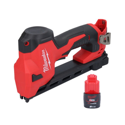 Milwaukee M12 BCST-201 tachuela sin cable 12 V 19 x 25,4 mm + 1x batería recargable 2,0 Ah - sin cargador