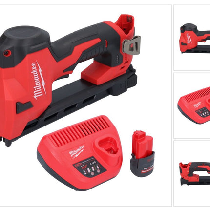 Pinza a batteria Milwaukee M12 BCST-251 12 V 19 x 25,4 mm + 1x batteria ricaricabile 2,5 Ah + caricatore