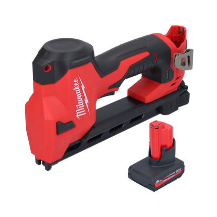 Milwaukee M12 BCST-501 cordless tacker 12 V 19 x 25.4 mm + 1x rechargeable battery 5.0 Ah - without charger