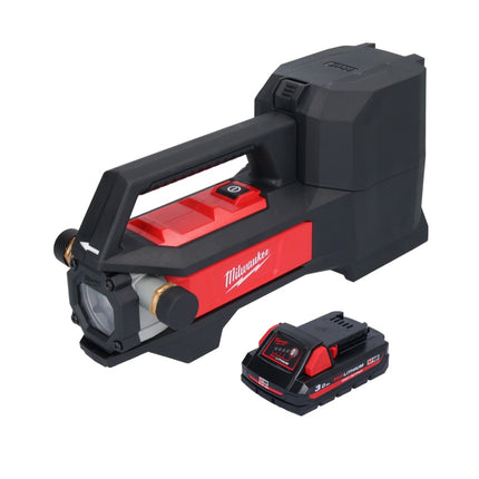 Bomba de trasvase a batería Milwaukee M18 BTP-301 18 V 1817 l/h + 1x batería 3,0 Ah - sin cargador